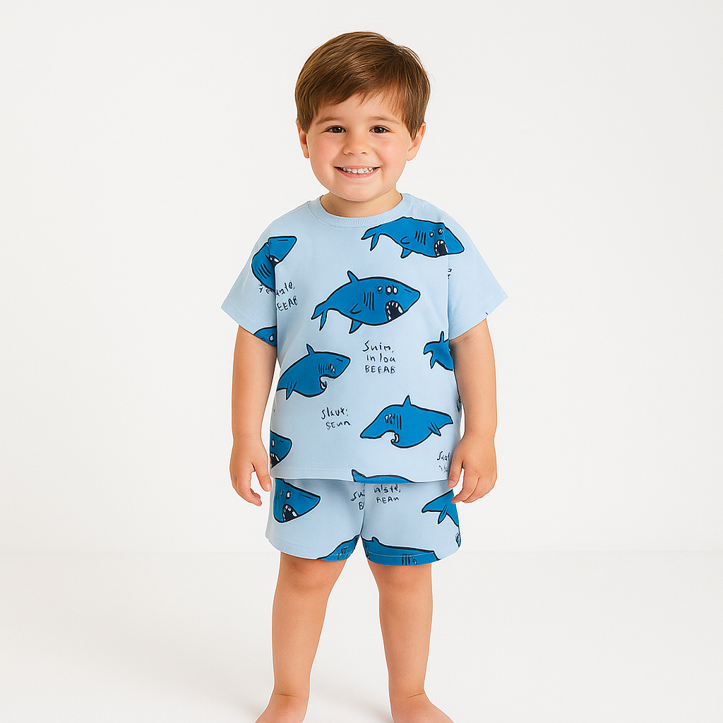 SHARK ANIMAL STYLE FANCY CORD SET .