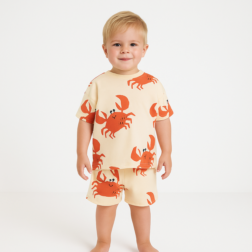 CRAB ANIMAL STYLE FANCY BOY CORD SET .