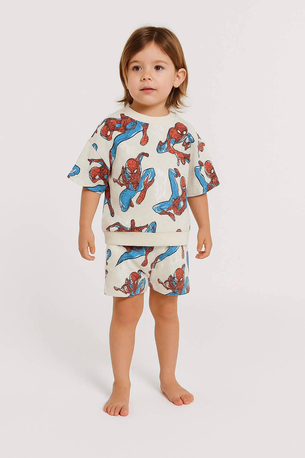 FLY SPIDER BOY MARVEL STYLE FANCY CORD SET .