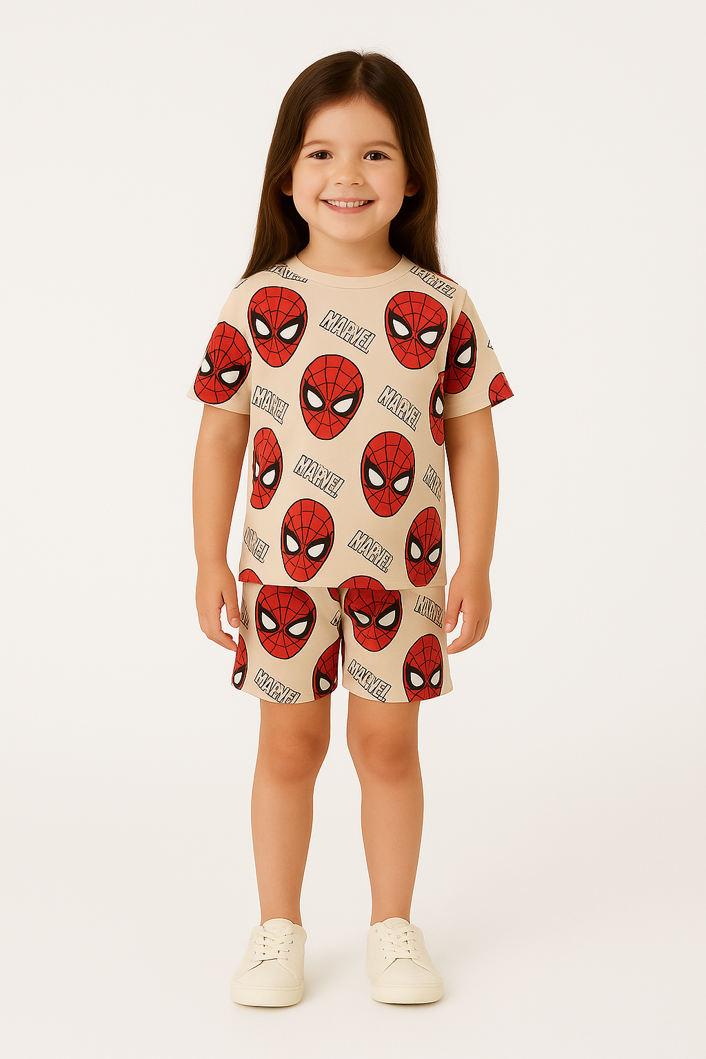 SPIDER MARVEL STYLE GIRL FANCY CORD SET .