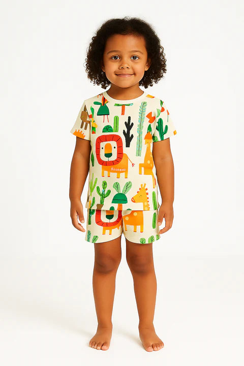 COLOUR ZOO-PANDA-COLOUR FLOWER-FLY SPIDER-SKY GIGI-CORD SETS( PACK OF 5 )