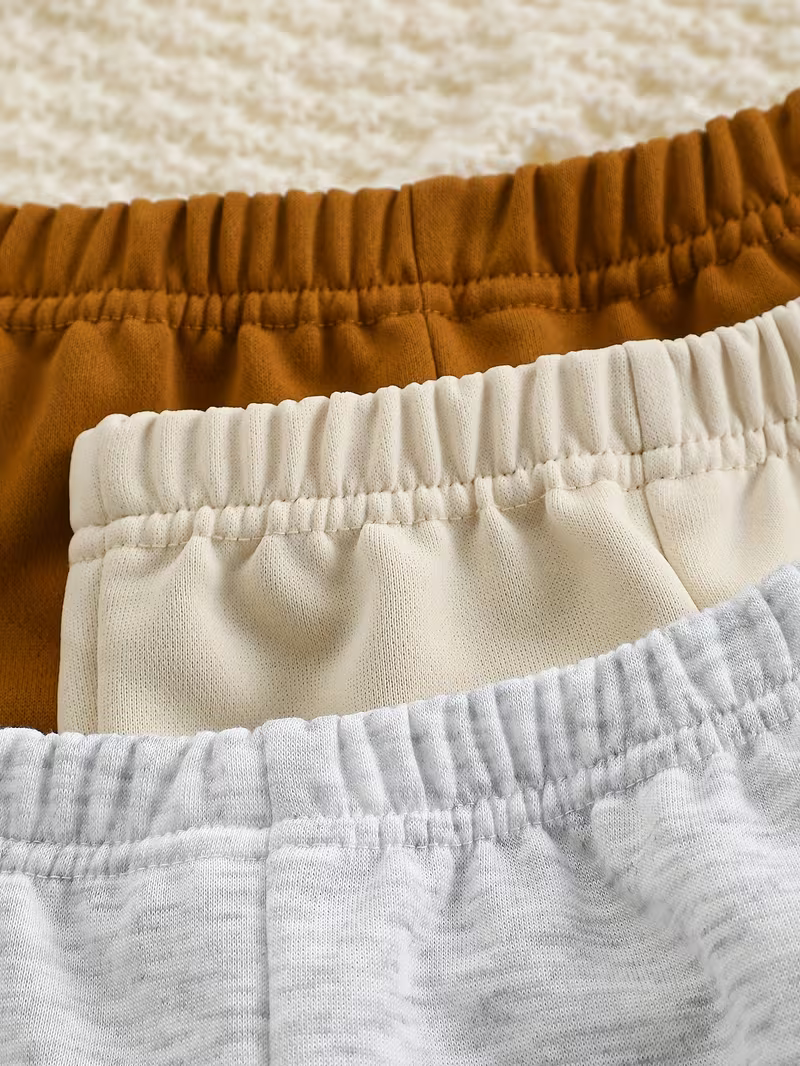 Glozin Kids 3-Piece Clothing Set | Sweatshirt, Jogger Pants & Matching Top for Boys & Girls (1–14 Years)