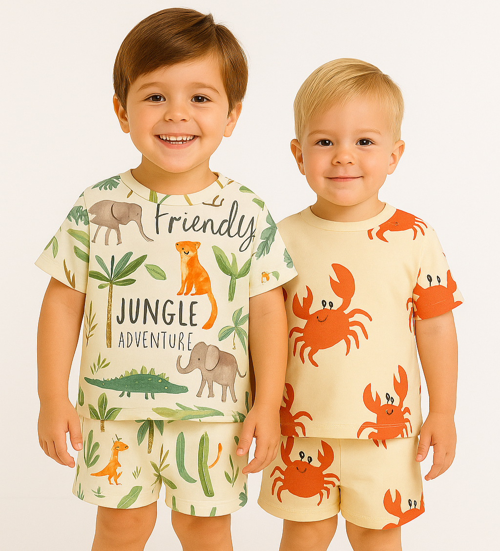 JUNGLE - CRAB FANCY CORD SET .( PACK OF 2 )