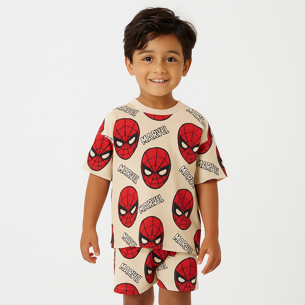 MICKEY BOY-DOGGY CARTOON -SPIDER BOY-SHARK FANCY-CAR CRAZY-CORD SET ( PACK OF 5 )