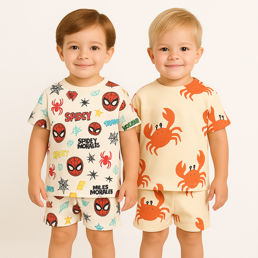 SPIDY-CRAB-CO-ORD SETS (PACK OF 2)