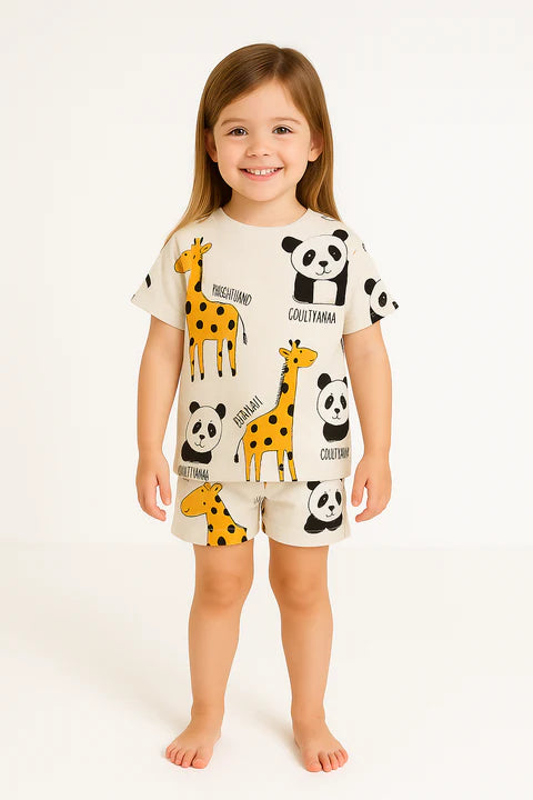 COLOUR ZOO-PANDA-COLOUR FLOWER-FLY SPIDER-SKY GIGI-CORD SETS( PACK OF 5 )