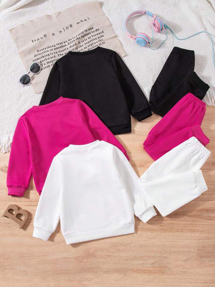 Glozin Kids City Print Tracksuit Set – Boston / Brooklyn / Los Angeles Sweatshirt & Jogger Outfit (1–14 Years)