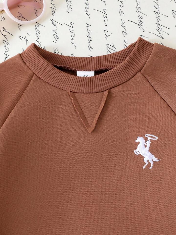 Glozin Kids Winter Tracksuit Set for Boys & Girls | Full Sleeve Sweatshirt & Jogger Pant Co-Ord Set (1–14 Years)